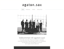 Tablet Screenshot of agatonsax.eu